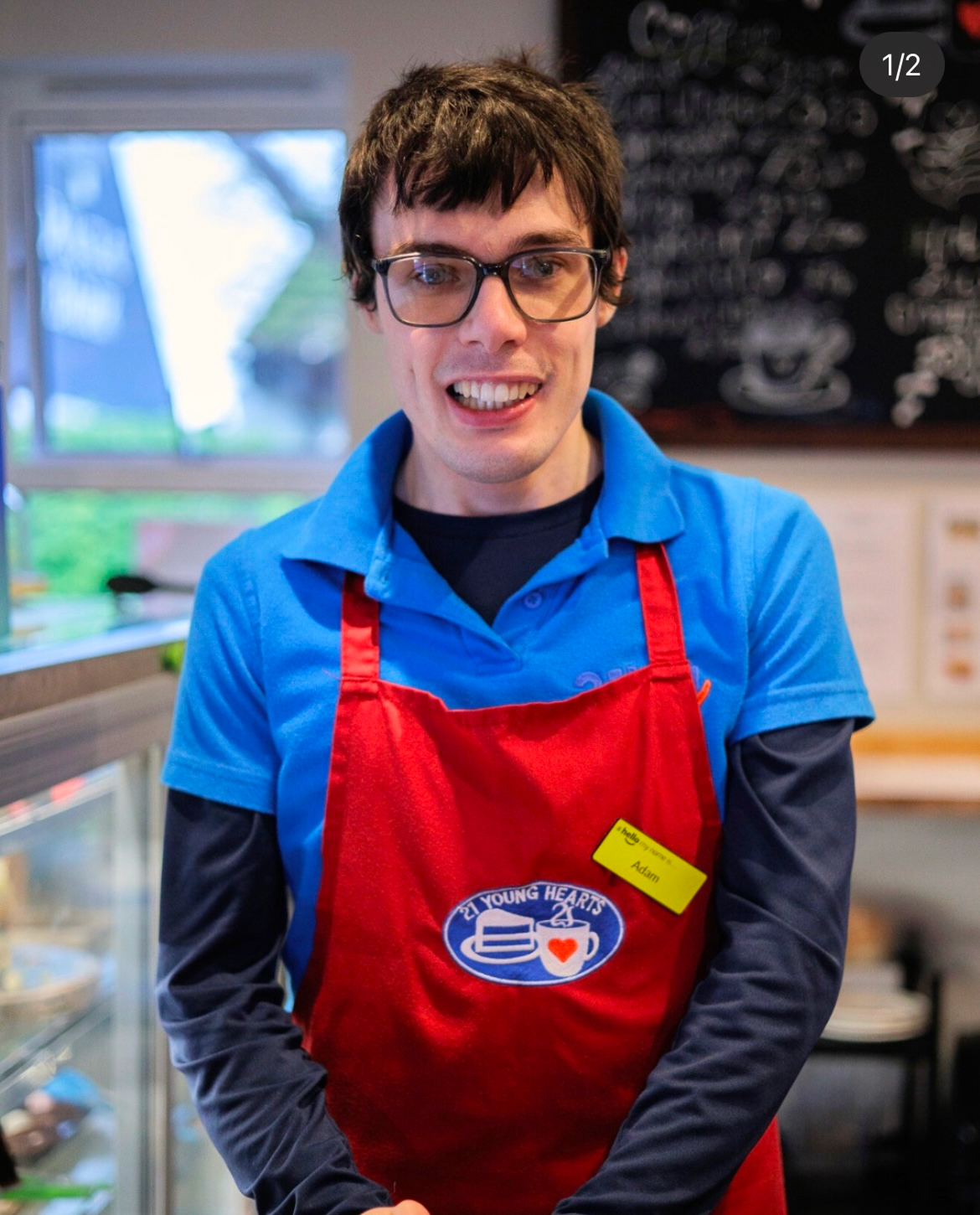 Team member at 21 Young Hearts